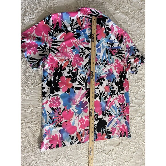 Chubbies The Bloom Slammer Performance Polo Colorful Floral Mens Large - Picture 10 of 12